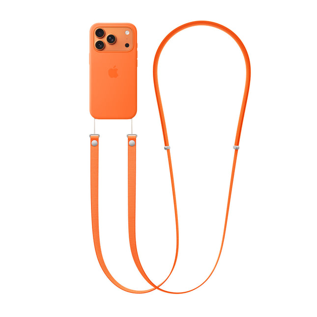 The Cross-body Strap (Sholder Strap) Maximum strap length: 208 cm (81.9 inches) Orange