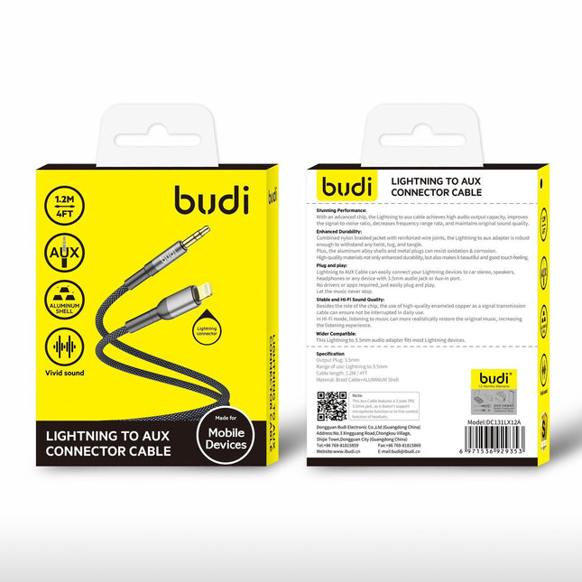 Budi Cable Budi 7G to Aux Cable DC131LX12A