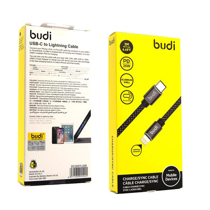Budi Cable 2M PD27W Aluminum Shell Cable C To L DC206TL20B