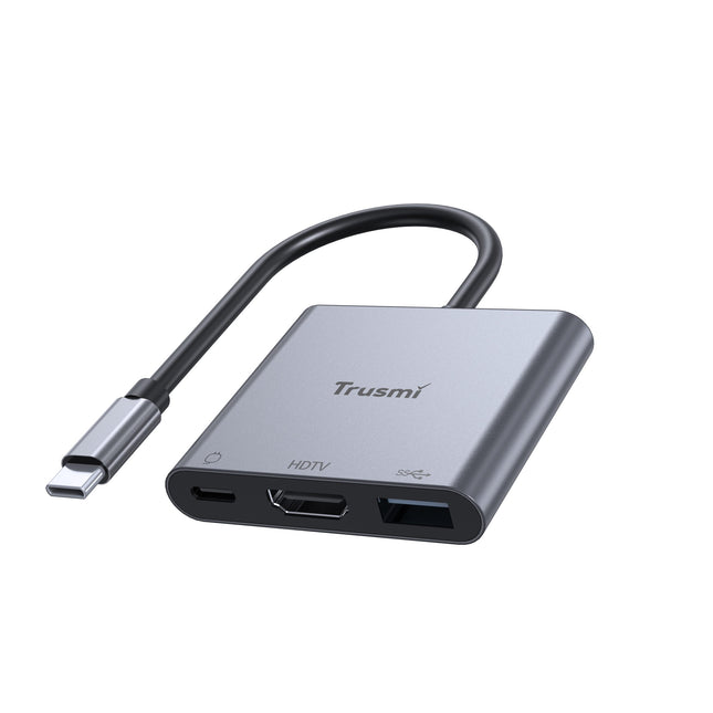 TRUSMI DS01-05 Type-C to HDMi+USB3.0+Type-C PD100W