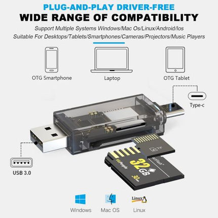 Go-Des GD-DK006 Type-C Card Reader