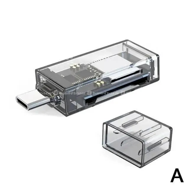 Go Des GD DK002 Type C SD TF MicroSD Card Reader