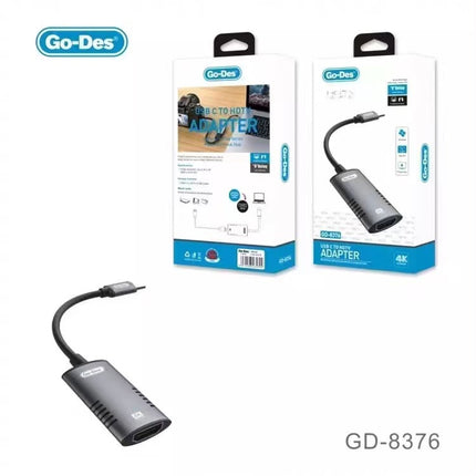 Go-Des GD-8376 USB-C to HDTV Adapter 4K Ultra HD