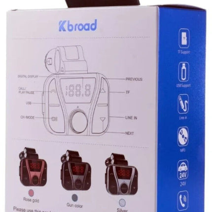 Wireless Car FM Transmitter KCB-925 MP3 Player TF USB
