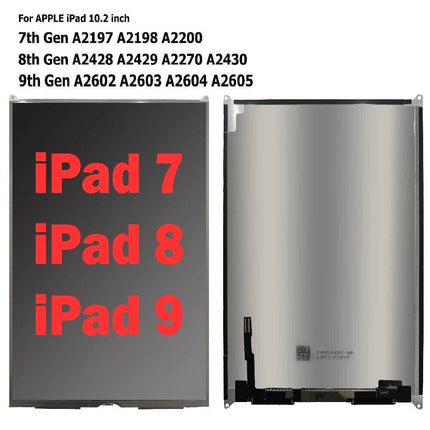LCD Screen For iPad 7th Generation 2019/ 8th Gen 2020/9th 2021 10.2”