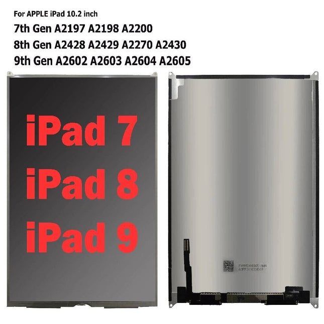 LCD Screen For iPad 7th Generation 2019/ 8th Gen 2020/9th 2021 10.2”