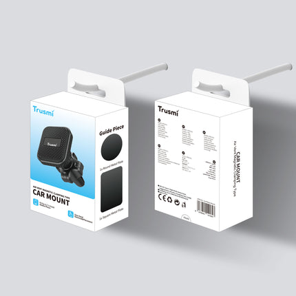Trusmi LP03-011 | Magnetic Car Phone Holder – Strip Air Vent Mount, Compact Design (3.5"–6.5")