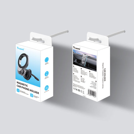 Trusmi LP10-01 | Rotatable Magnetic Car Phone Holder – Air Vent Mount, Gunmetal Finish