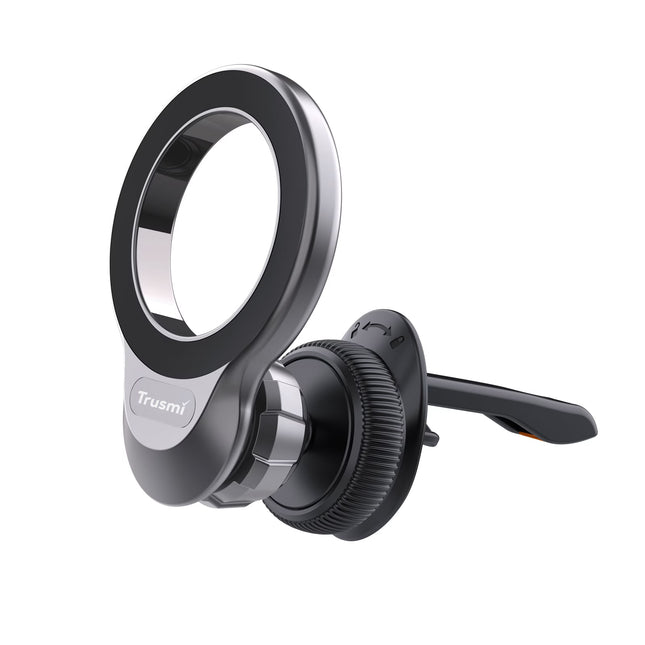Trusmi LP10-01 | Rotatable Magnetic Car Phone Holder – Air Vent Mount, Gunmetal Finish