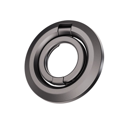 TRUSMI LP24-01 Tri-fold Magnetic Ring Holder- Black