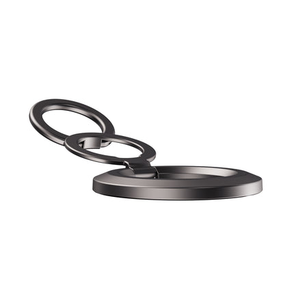 TRUSMI LP24-01 Tri-fold Magnetic Ring Holder- Black