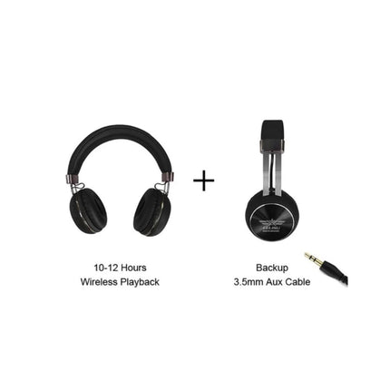 Wireless Bluetooth 5.0 Headphones – High-Fidelity Sound, Long Battery Life & TF Card Support