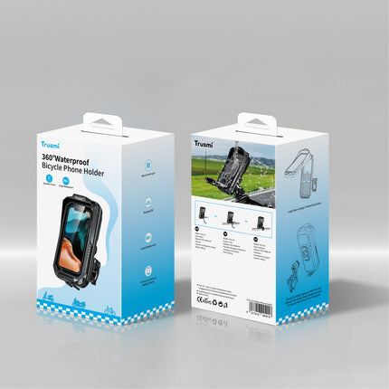 TRUSMI LP21-02 Motorcycle/Bicycle Waterproof Phone Holder Black