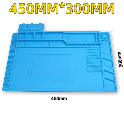Silicone Soldering Mat Heat Resistant Anti Static Magnetic Repair Pad for Phone Laptop Electronics