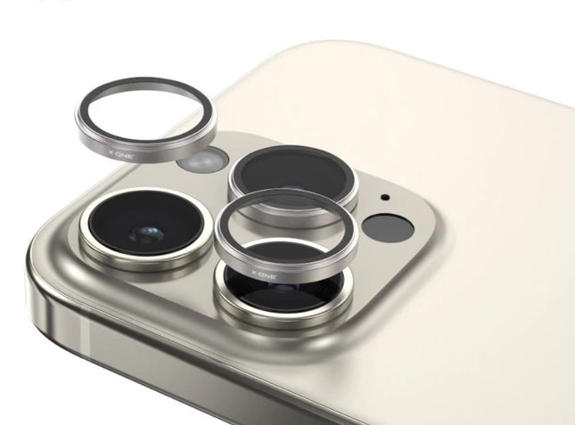 Premium (3 In 1)  Back Camera Glass iPh 15 Pro Max/15 Pro Natural