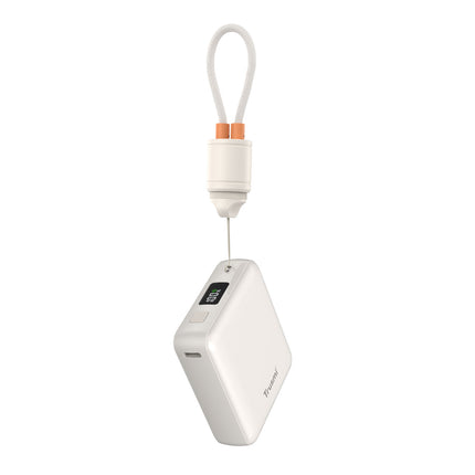 TRUSMI PB06-02 PD22.5W Single C Digital Display Power Bank 10000mAh with C to C Cable Grey
