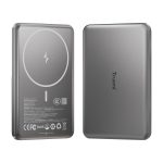 TRUSMI PY015 PD22.5W Ultra Mini Magnetic Wireless(15W) Power Bank 10000mAh- Grey