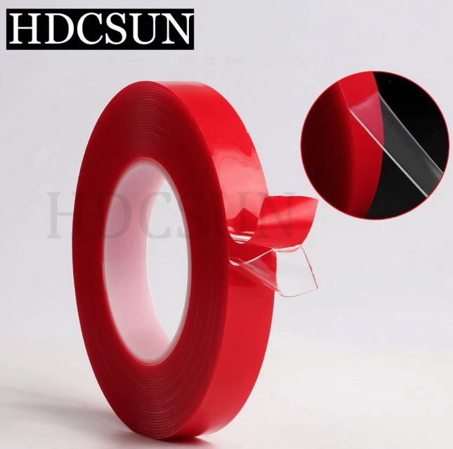 5mm Red Tape Double Sided Adhesive Roll for iPhone iPad Repair 30 Meters Long