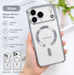 GT Magnetic Gel Premium Chrome Effect Back Case For iPhone 18 Pro