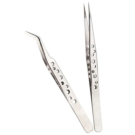 Straight Tweezer Repair Tool Stainless Steel