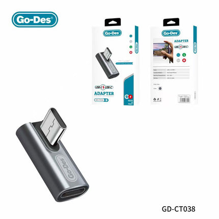Go-Des GD-CT038 USB-C to USB-C Adapter
