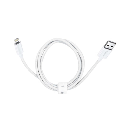 TRUSMI CA55-02 2.4A A To L Braided Charging Cable White 1M