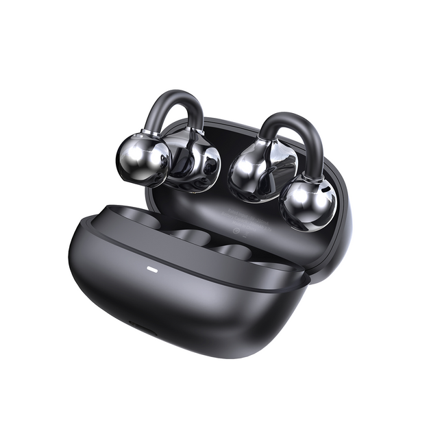 TRUSMI WS18-011 OWS Clip-On Wireless Earphone Black