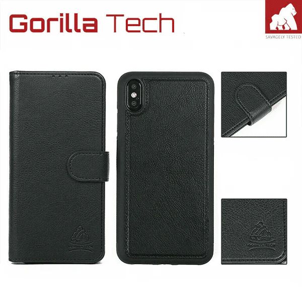 Gorilla Tech 2 in 1 Premium Wallet  Black For Apple iPhone 14 Series