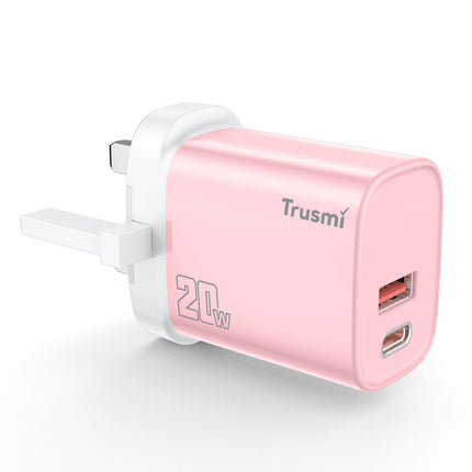 TRUSMI CH11-067 PD20W A+C GaN Fast Charger Set with C to L Cable