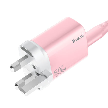 TRUSMI CH11-067 PD20W A+C GaN Fast Charger Set with C to L Cable