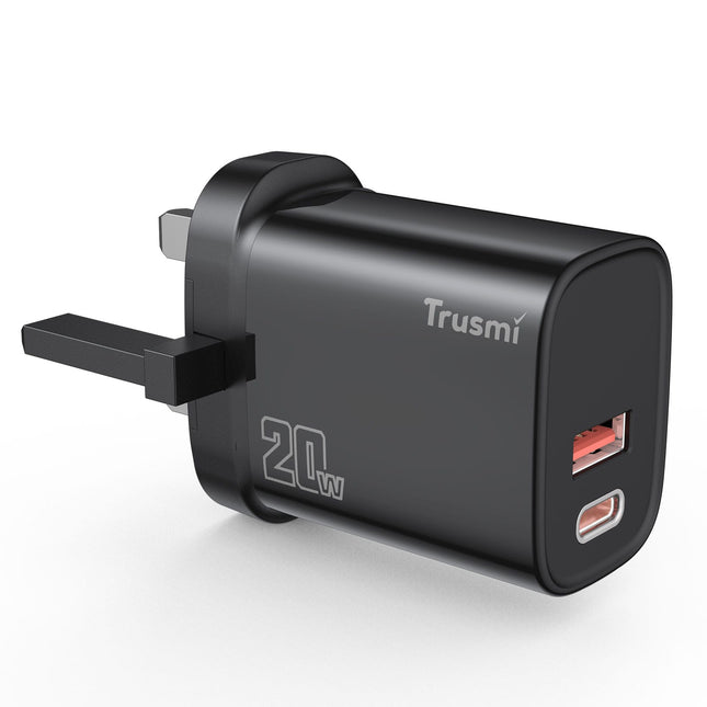 TRUSMI CH11-064 PD20W A+C GaN Fast Charger Set with C to L Cable