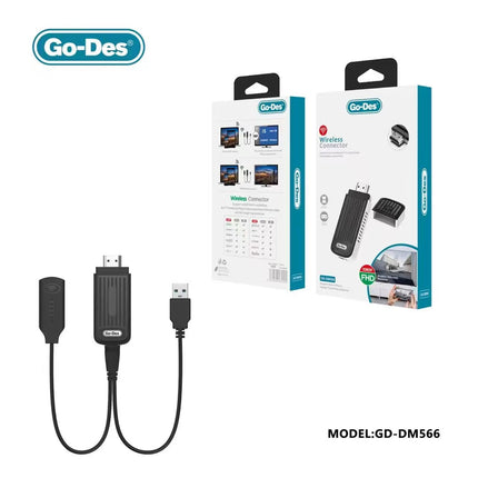 Go-Des GD-DM566 Wireless Connector 1080P FHD