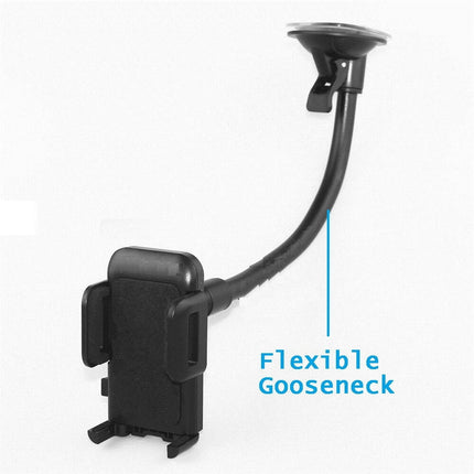 XH-010 Universal Car Phone Holder – One-Touch Release & Curved Support Design