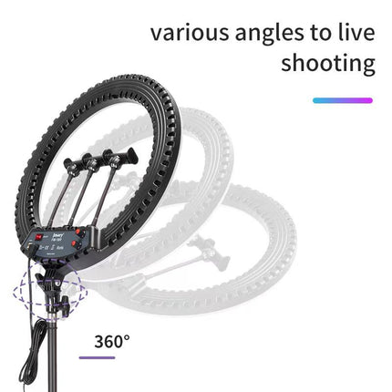 Jmary – 18" LED Ring Light ( no Tripod include) FM-18R