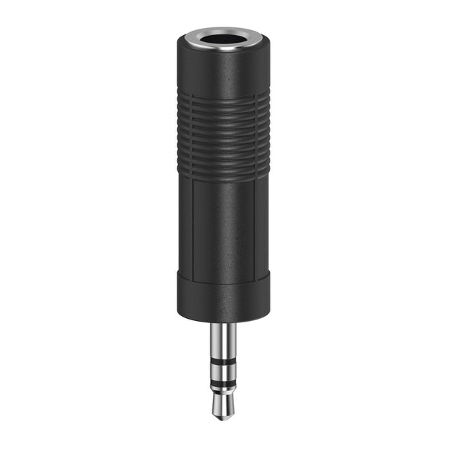 6.3m Female Jack to 3.5mm Male Jack Adapter Audio Stereo