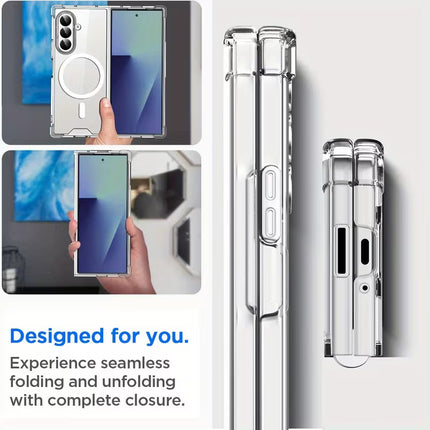 Shockproof Transparent Magsafe Clear Case For Galaxy Z Fold 7