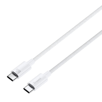 TRUSMI CA55-03 60W C To C Braided Charging Cable White 1M