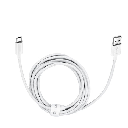 TRUSMI CA55-03 60W C To C Braided Charging Cable White 1M
