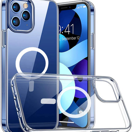 Magsafe Transparent Wireless Refill Support Case for Apple iPhone 16 Plus