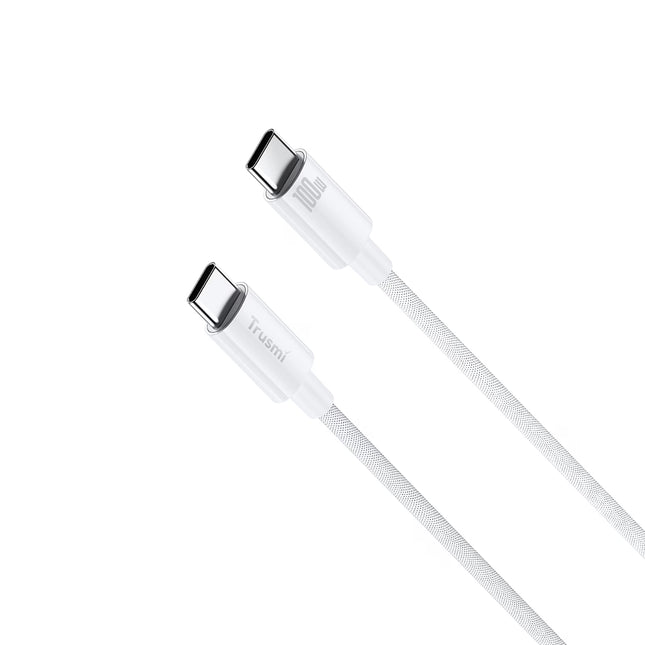TRUSMI CA55-07 3M 100W Braided Charging Cable C to C