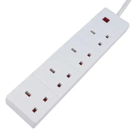 Kmart Extension Lead F4P 13A 2m 4 Gang Extension Lead with Neon