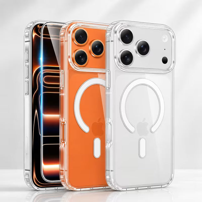 GT Clear MagSafe Transparent Gel For iPhone 17 Pro Max