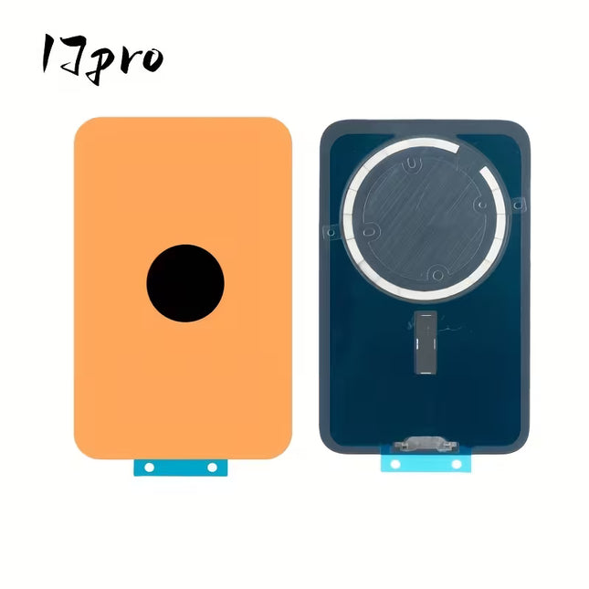 Back Glass iPhone 17 Pro+Lens +MagSafe Orange