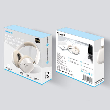Wireless TRUSMI Hi-Res Headphones with Active Noise Cancellation (ANC) & Hi-Fi Sound