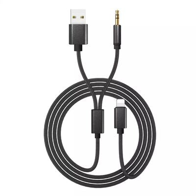 Go-Des 2 in 1 Audio Charger Cable GAC-306