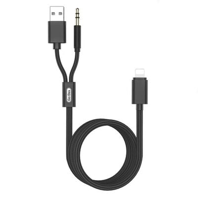 Go-Des 2 in 1 Audio Charger Cable GAC-306