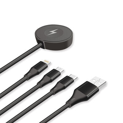 Go-Des 4 in 1 Wireless iWatch Charger Cable GD-UC561