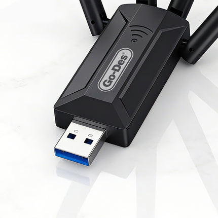 Go-Des GD-WPS017 Wi-Fi USB Adapter 1200Mbps