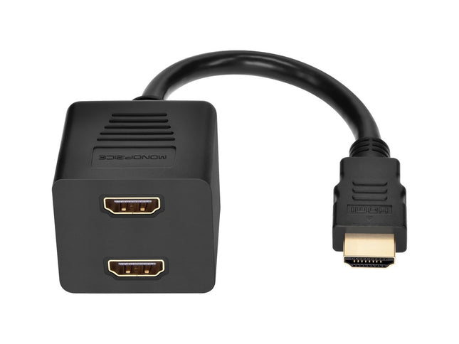HDMI Male to 2x HDMI Female