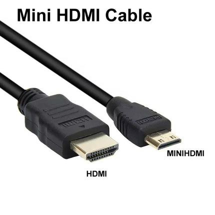 Mini HDMI Cable to Standard HDMI Cable (1.5M) White